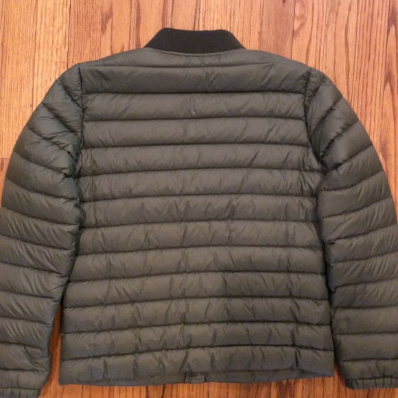 Mango Army Green Puffy Down Jacket Puffer - Picture 4 of 4